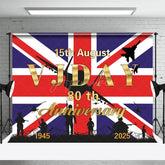 Aperturee - Aperturee British Flag Soldier VJ Day 80th Anniversary Backdrop